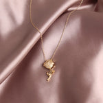 Eternal Floral Rose Necklace