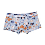 3 Pack Men's Ice Silk Trunks with Separated Pouch Design