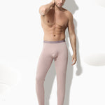 Seamless 2-in-1 Colored Cotton Men's Thermal Bottoms