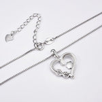 Infinity Charm Paw Heart Necklace
