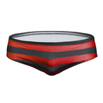 Mens Surfing Striped Swimming Briefs