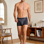 2 Pack Men's Mesh Antibacterial Support Lift & Separate Pouch Trunks