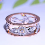 Radiant Rose Bloom Ring