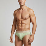 3 Pack Men's Breathable Antibacterial Separate-Pouch Briefs
