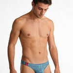 4 Pack Men's Low-Rise Moisture-Wicking Odor-Control Comfort Thongs