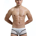 2 Pack Men's Odor-Control Breathable Mesh with U-Pouch Design Trunks
