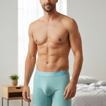 2 Pack Men's Anti-Chafing Ultra-Soft Mesh Breathable Stretch Comfort Midway Briefs