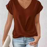 Colorful V-Neck Tee