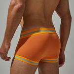 2 Pack Men's Spliced Color Trunks with Functional Fly