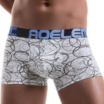 6 Pack Men's U Convex Modal Print Breathable Trunks