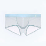 Men’s Sheer Mesh Trunks with U-Shaped Support Pouch