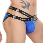 2 Pack Men's Ice Silk Mesh Capsule Pouch Sexy Jockstrap