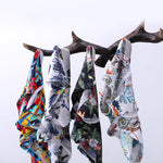 3 Pack Men's Ice Silk Trunks with Separated Pouch Design