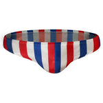 Men's Swimwear Contrast Striped Swim Briefs