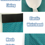 3 Pack Men’s Anti-chafing Mesh Long Boxer Briefs