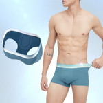 3 Pack Men's Breathable Threaded Fabric Ball Pouch Trunks
