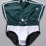 Men’s Waistband Drawstring Beach Swim Shorts
