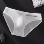 3 Pack Men's Seamless Ice Silk Cool-Touch Briefs
