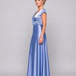 Hazel | Cap Sleeve Wrap Maxi Dress
