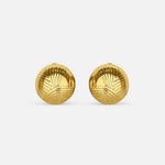 Elegant Gold Circle Earrings