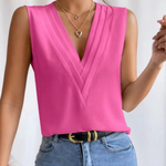 JADE™ - Lightweight Sleeveless V-Neck Top