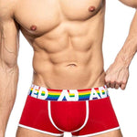 2 Pack Men’s Large Pouch Rainbow Trunks