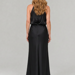 Natalie | Draped Neck Midi Dress