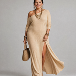 Jenna | One-Shoulder Side-Slit Midi Dress