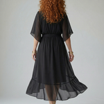 Alanna | Light Drape Midi Dress