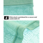 4 Pack Men's Sexy Breathable Jacquard Trunks