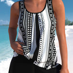 Megan - Relaxed Fit Leaf Swim Set
