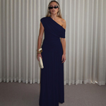 SHINA™ - Elegant One Shoulder Evening Maxi Dress