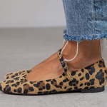 Lena | Orthopedic ballet flats with a buckle and adjustable strap