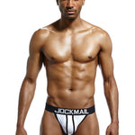 2 Pack Men's Supportive U-Pouch Day-Long Comfort Chafe-Free Design Jockstraps