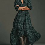 Regina | Long Sleeve Shirt Maxi Dress