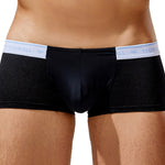 2 Pack Men's Sexy Comfortable Breathable Solid Color Trunks