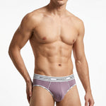 3 Pack Men's Breathable & Quick-Dry Antibacterial Mid-Rise Cooling Briefs