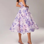 Karlee | Elegant Printed Strapless Dress
