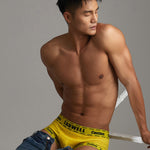 2 Pack Men's Supportive Pouch Low-Rise Trunks