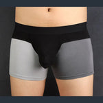 FreeLonger Men's Big Pouch Microfiber Breathable Trunks