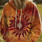 Ava™ | Bohemian Multicolor Patchwork Hoodie