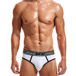 Men’s Spliced Color Pouch Briefs