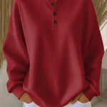 Lexie | Cozy Waffle Knit Henley