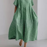 Shada | Flattering Summer Stripped Maxi Dress