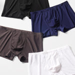 2 Pack Breathable Grid Ice Silk Men's Underwear