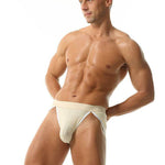 3 Pack Men's Soft Cotton High-Cut Stretch Fit Briefs