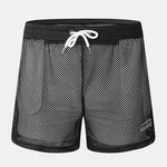 Mens Mesh Loose See Through Swim Shorts