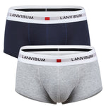 2 Pack Men's Breathable Big Pouch Trunks