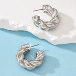 Gold Silver Hoop Earrings