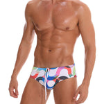 Mens Paded Racing Swimming Briefs